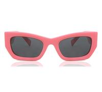 Miu Miu Woman Sunglass MU 09WS Runway - Frame color: Dark Pink, Lens color: Dark Grey