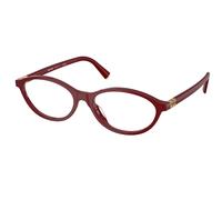 Miu Miu MU 09XV 21I1O1 Woman Optical frames Acetate Violet Transparent Round Normal