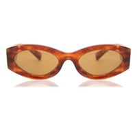 Miu Miu MU 11WS 0MU 11WS 4BW2Z1 Woman Sunglasses Acetate Turtle Brown Round Normal