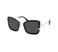 Miu Miu MU55VS PC75S0 Womenâs Sunglasses Black Size 51