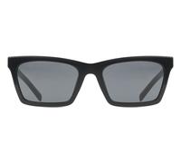 Miu Miu MU A05S 16K08Z Woman Sunglasses Acetate Black Grey Squared Normal