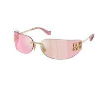Miu Miu MU A51S 5AK90Y Woman Sunglasses Metal Gold Pink Squared Normal