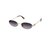 Miu Miu MU A54S ZVN5D1 Woman Sunglasses Metal Gold Grey Round Normal Shaded