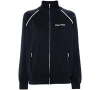 Miu Miu nylon fleece cardigan - Blue 38