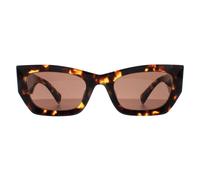 Miu Miu Woman MU 09WS VAU06B Sunglasses Acetate Turtle Brown Squared Normal