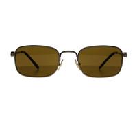 Miu Miu Rectangle Old Gold Dark Brown Mu53As Gold One Size