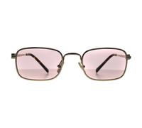 Miu Miu MU A53S ZVN4I0 Woman Sunglasses Metal Gold Pink Squared Normal
