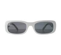 Miu Miu Rectangle White Ivory Dark Grey Mu08Zs White One Size
