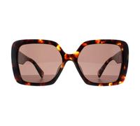 Miu Miu Square Womens Honey Havana Dark Brown MU10YS - One Size