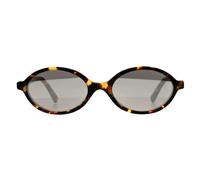 Miu Miu Sunglasses MU 04ZS VAU07F Honey Havana Light Grey Silver Mirror