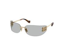 Miu Miu Woman MU A51S 5AK50K Sunglasses Metal Gold Grey Squared Normal