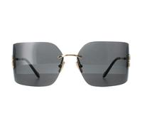 Miu Miu Woman Miu Miu MU 54YS 5AK5S0 Sunglasses Metal Gold Grey Geometric Normal