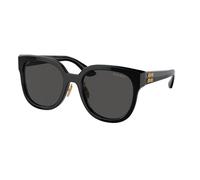 Miu Miu Woman Miu Miu MU 01ZS 1AB5S0 Sunglasses Acetate Black Grey Squared Normal