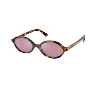 Miu Miu Woman Miu Miu MU 04ZS VAU50D Sunglasses Acetate Turtle Red Round Normal