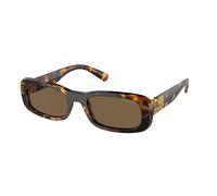 Miu Miu Woman MU 08ZS VAU06B Sunglasses Acetate Turtle Brown Squared Normal