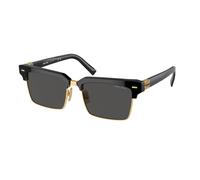 Miu Miu Woman Miu Miu MU 10ZS 1AB5S0 Sunglasses Acetate Black Grey Squared Normal