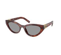 Miu Miu Woman Miu Miu MU A04S 21C40O Sunglasses Acetate Havana Grey Butterfly Normal