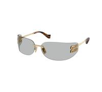 Miu Miu Woman Miu Miu MU A51S 5AK50K Sunglasses Metal Gold Grey Squared Normal