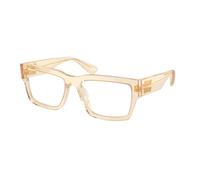 Miu Miu Woman MU 02XV 11T1O1 Optical frames Acetate Brown Transparent Squared Normal