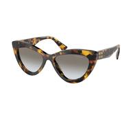 Miu Miu Woman MU 04YS VAU0A7 Sunglasses Acetate Turtle Grey Cat Eye Normal Shaded