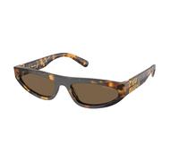 Miu Miu Woman Sunglass MU 07ZS - Frame color: Honey Havana, Lens color: Dark Brown