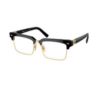 Miu Miu Woman MU 11XV 16K1O1 Optical frames Acetate Black Transparent Squared Normal