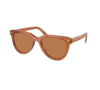 Miu Miu Woman MU 12ZS 15T2Z1 Sunglasses Acetate Beige Brown Pantos Normal
