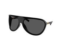 Miu Miu Woman MU A01S 1AB5S0 Sunglasses Injected Black Grey Geometric Normal