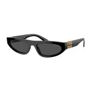 Miu Miu Woman Sunglass MU 07ZS - Frame color: Black, Lens color: Dark Grey