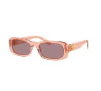 Miu Miu Woman Sunglass MU 08ZS - Frame color: Noisette Transparent, Lens color: Light Purple Brown