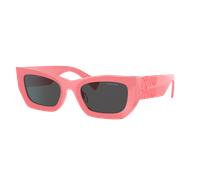 Miu Miu Woman Sunglass MU 09WS Runway - Frame color: Dark Pink, Lens color: Dark Grey