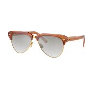 Miu Miu Woman Sunglass MU 09ZS - Frame color: Caramel, Lens color: Clear Silver Gradient