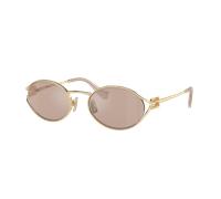 Miu Miu Woman Sunglass MU 52YS - Frame color: Pale Gold, Lens color: Pink Gold