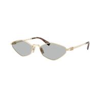 Miu Miu Woman Sunglass MU 56ZS - Frame color: Pale Gold, Lens color: Light Grey