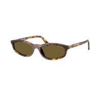 Miu Miu Woman Sunglass MU A06S - Frame color: Honey Havana, Lens color: Dark Brown