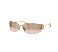 Miu Miu Woman Sunglass MU A51S - Frame color: Gold, Lens color: Bronze Mirrow Gradient