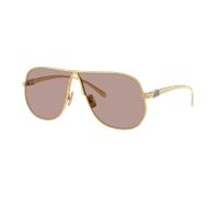 Miu Miu Woman Sunglass MU A56S - Frame color: Gold, Lens color: Light Purple Brown