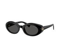 Miu Miu Woman Sunglass MU B09S - Frame color: Black, Lens color: Dark Grey