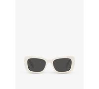 Miu Miu Womens Miu Miu Mu 07Ys Glimpse Acetate Sunglasses White