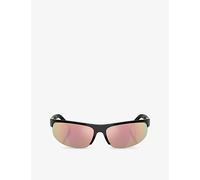 Miu Miu Womens Miu Miu Mu A02S Oval-Frame Injected Sunglasses Black