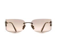 Miu Miu Women's Rectangle Gold Bronze Mirror Gradient MUA51S