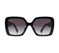 Miu Miu Woman Miu Miu MU 10YS 1AB5D1 Sunglasses Acetate Black Grey Geometric Normal Shaded