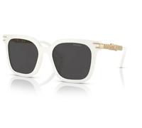 Miu MU13WS 1425S0 55 Sunglasses White Frame Gray Lens