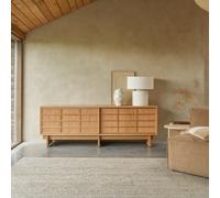 Miu - Solid oak TV unit - 200 cm Natural