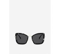 Miu Womens Brown Mu55vs Metal and Acetate Square-frame Sunglasses 14cm