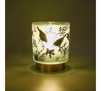 MiuBrty 7.3'' Battery Operated Cordless Night Light - Auto-Off Timer LED Table Lamp for Bedroom, Nursery, Entryway | Indoor/Outdoor Use (Bird Design - Green)