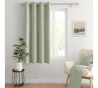 MIULEE Blackout Curtain for Living Room, Super Soft Black Out Curtain with Eyelet, Thermal Insulated Room Darkening Window Drape for Bedroom W55 X L69 inch Sage Green, 1 Panel