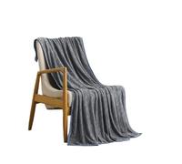 MIULEE Cooling Blanket Double-Sided 2 in 1 Lightweight Summer Blanket Microfibre Japanese Arc-Chill Q-Max 0.4 Absorb Heat for Night Sweats Breathable and Skin-friendly 125x150cm Grey