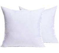 MIULEE Cushion Inserts 55cm x 55cm, Throw Pillow Insert for Sofa/Bed, Decorative Cushion Inner Pads, White Cushion Filler, Square Pillow Stuffer, 22 x 22 Cushion Insert 2 Pack