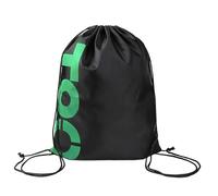 Miunpri Drawstring Bag Black Waterproof: Gym Bags Drawstring for Kids Adults - Travel School Sports Swimming Bag